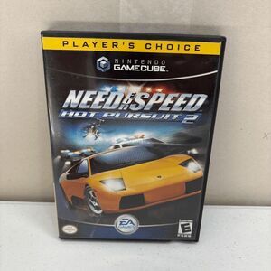 Need for Speed Hot Pursuit 2 Nintendo GameCube Complete CIB Player's Choice